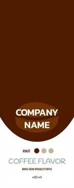 Large Coffee Bean - Wrap