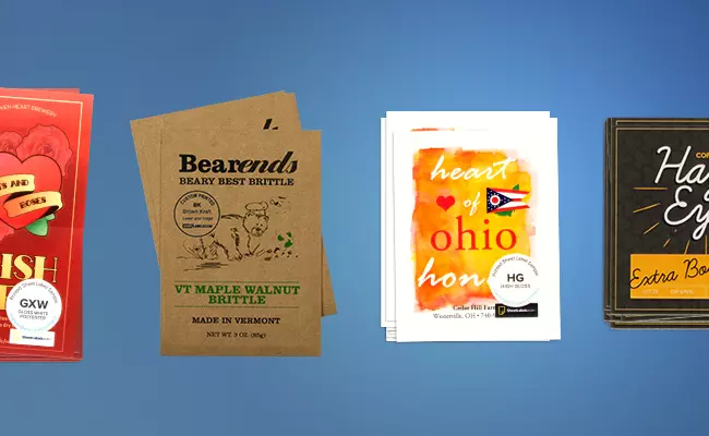 Custom Size Cut Labels