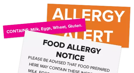 Allergy Warning Labels
