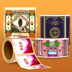 custom printed labels