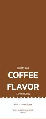 Brown Ticket Label - Wrap