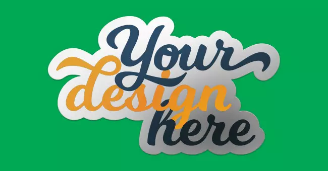 Custom Silver Waterproof Stickers