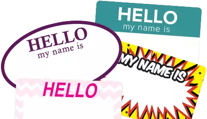 Name Tag Labels