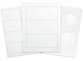 blank labels &amp; stickers