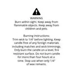 Candle Warning (Square)